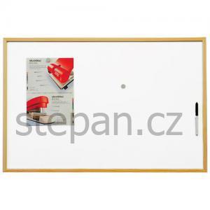 Magnetické tabule Magnetická tabule 60 x 40 cm s lakovaným povrchem v dřevěném rámu