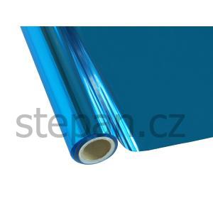 Transferové fólie Metalická fólie barvící - modrá - š.30 cm x 12 m