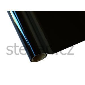 Transferové fólie Metalická fólie barvící - černá - š.30 cm x 12 m