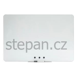 Magnetické tabule Bílá bezrámová magnetická tabule Qboard 57 x 45 cm