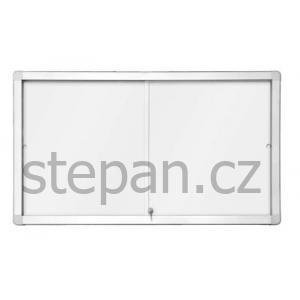 Vitrína Horizontální magnetická vitrína s posuvnými dveřmi 141 x 101 cm (18xA4)